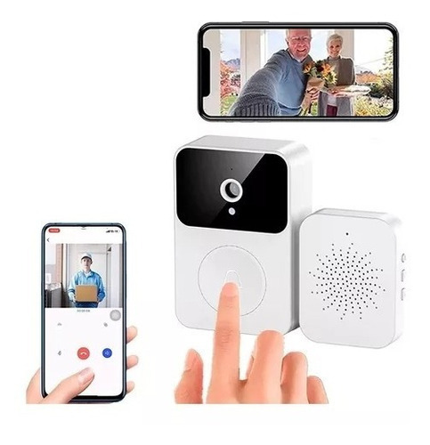 Timbre Portero Con Camara Purare Inalambrico App Tuya Smart