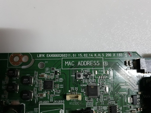 Main LG 43uf6900 Eax66602602 (1.0) (Usado)