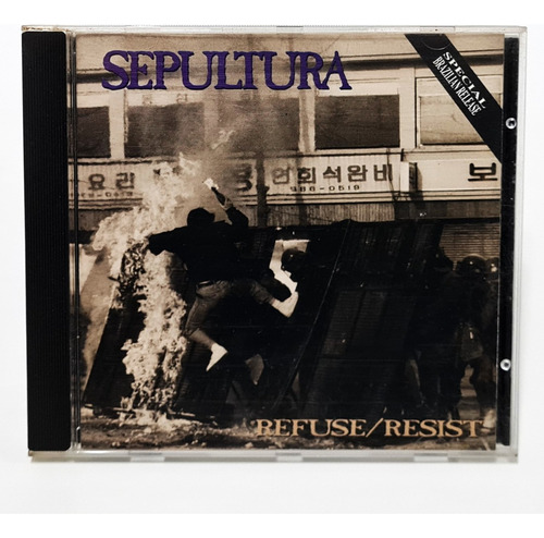 Cd Sepultura Refuse/resist 1a Edição 1994 Tk0m