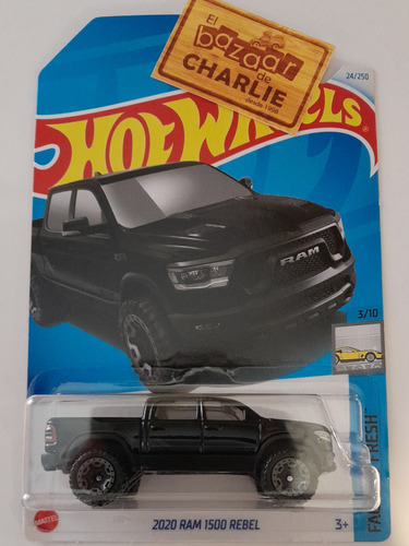 Hot Wheels | 2024 | 2020 Ram 1500 Rebel Negra