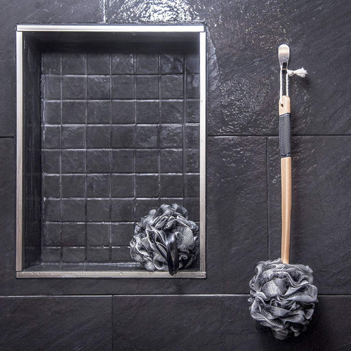 Juego De Esponjas For Baño Y Ducha Con Mango Alargado,