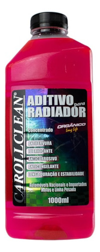 Aditivo Radiador Rosa Long Life Orgânico Concentrado Carolcl
