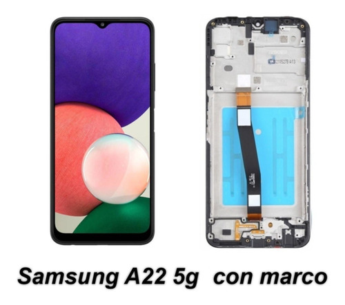 Pantalla Compatible Con Samsung A22 5g (con Marco)