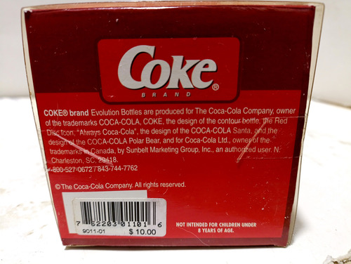 Antigua Botella De Coca Cola Replica 1915 Con Estuche (Usado)