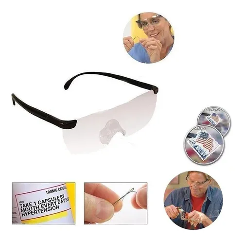 Gafas Big Visi n Lupa Para Cosas Peque as Aumento Y Nitidez