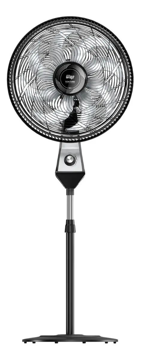 Ventilador de Coluna Silencioso WAP Flow Turbo 180W 8 Pás com Ajuste de Altura e 3 Velocidades