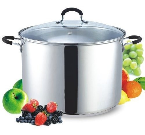 Olla Salsa Acero Inoxidable 20 Qt Con Tapa, Cook N Home