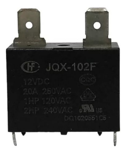 Relay Minisplit 12v, Jqx-102f De Poder Para Aire Acondionado