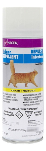 Repelente Gatos Aerosol 170g Interiores Hagen/ Fauna S