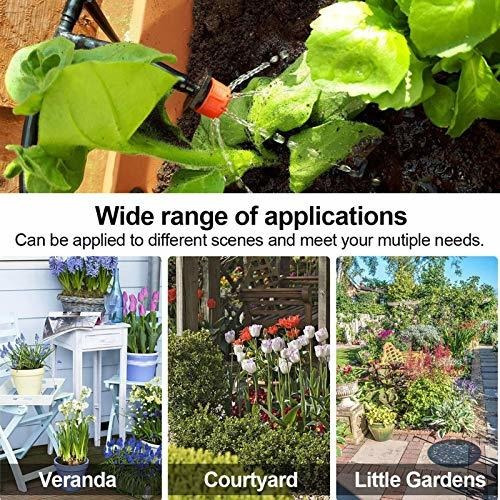 Sistema Riego Jardin Kit Goteo Ajustable Juego Ahorro