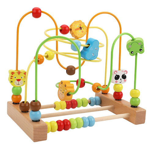 Juguete De Laberinto De Cuentas Para Desarrollo Infantil,