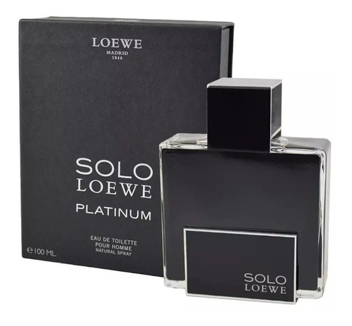 Perfume Loewe Solo Platinum Varon Edt 100ml/ Envio Gratis 