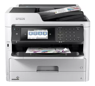 Impresora a color multifunción Epson WorkForce Pro WF-C5790 con wifi blanca y negra 100V/240V