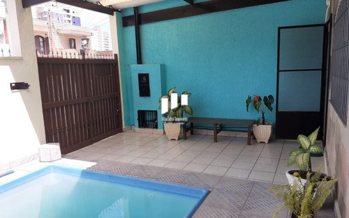 Imagem 7 de 15 de Casa Com 3 Dormitórios E Piscina Na Guilhermina Em Praia Grande Sp.