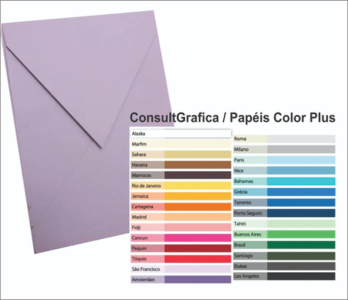 30 Envelope Bico Marsala Colorred Escuro 180g 16x22 Vertical