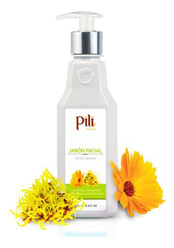 Pili Limpiador Facial Natural Con Hamamelis Y Calendula, Lim