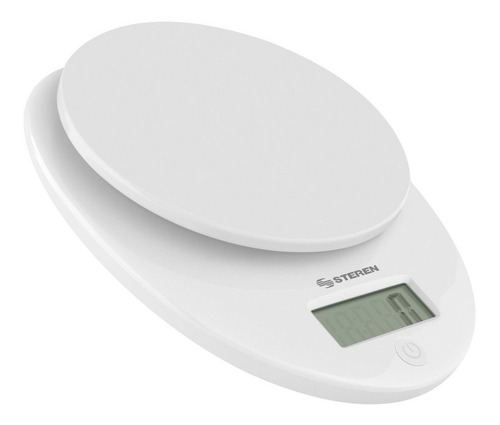 Imagen 2 de 4 de Báscula de cocina digital Steren MED-080 pesa hasta 5kg blanca