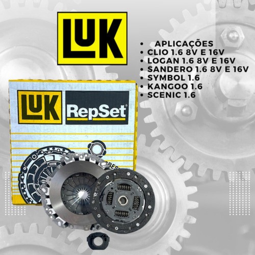 Kit Embreagem Original Sandero Clio Megane Logan Kangoo 1.6