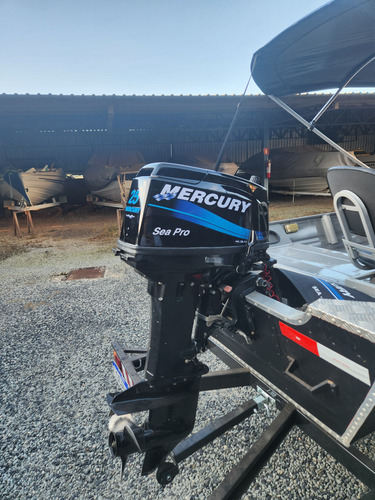 Barco Marreco E Motor Mercury 25hp 2012 Partida Manual