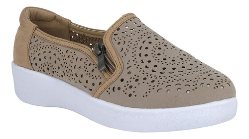 Mocasin Agua Marina Beige Alquimia