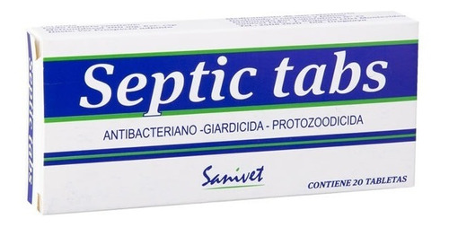 Sanivet Septic Tabs Giardicida 20 Comp.