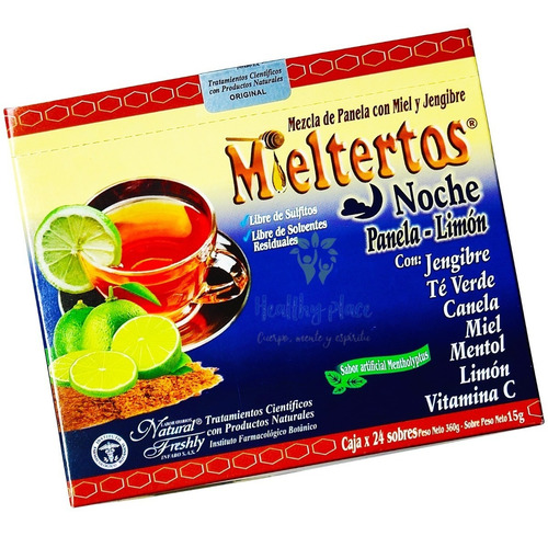 Natural Freshly Mieltertos Gripe X 24sob - g a $133