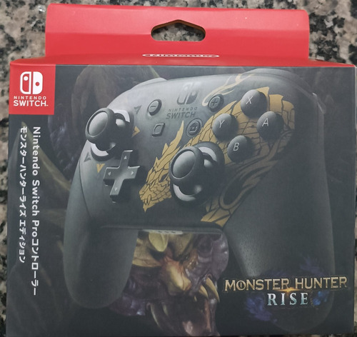 Pro Controller Monster Hunter Compatível Com Nintendo Switch