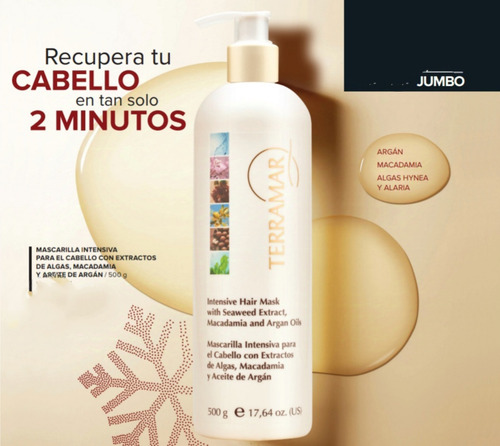 Shampoo Jumbo Y Mascarilla Jumbo Terramar + Obsequio