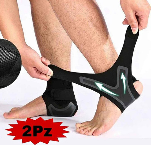 2pzas Tobilleras Elásticas Ortopédicas Fascitis Plantar