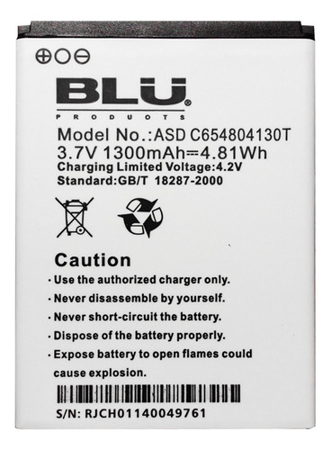 Bateria Blu Advance 3.5 C654804130t