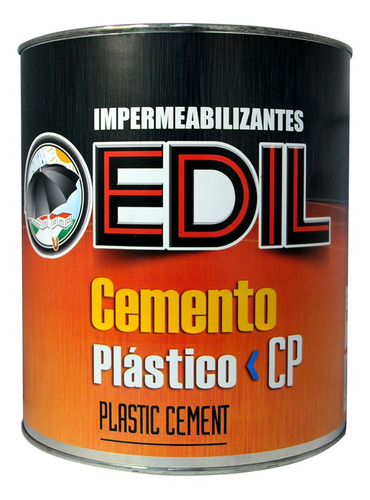 Cemento Plastico Dura 01 Gl Ref. 30800111 Marca Edil
