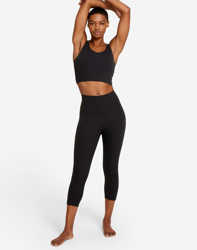 Calzas Mujer Nike Yoga Luxe Tiro Alto Largo Capri Originales