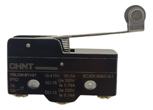 Microswitch Palanca Larga Con Rodillo Chint 15a 1nc+1no