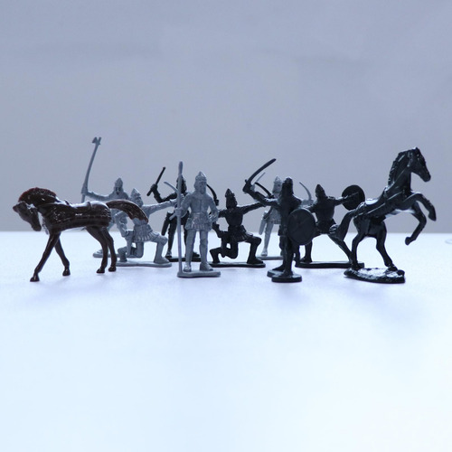 Juego De 112 Juguetes De Caballeros, Figura De Plástico