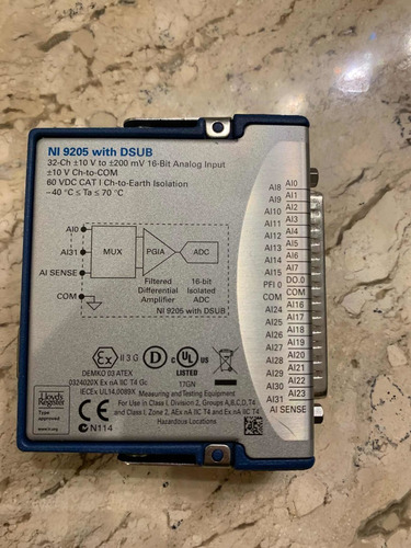 Módulo National Instruments 32ai Cód. Ni-9205 (Usado)