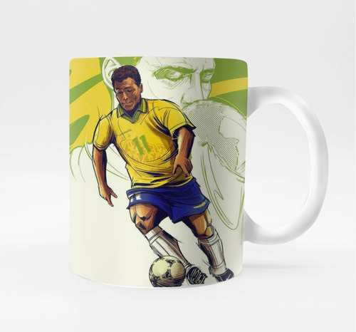 Caneca Personalizada Romário Seleção Brasileira Jogador 