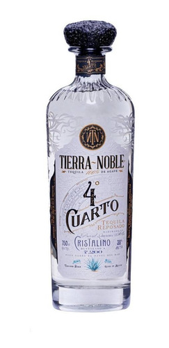 Tequila Tierra Noble 4 Cuarto Cristalino 750