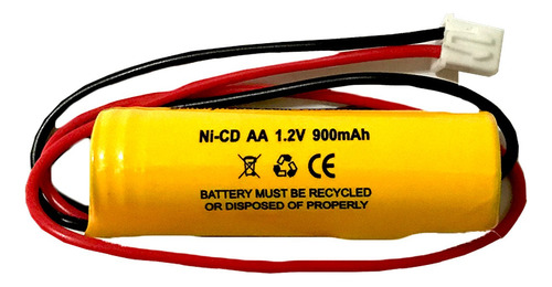 Bateria Ni-cd Aa 900 Mah 1,2 V Señal Salida Luz Emergencia