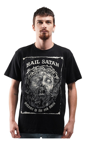 Camiseta Dark Soul Hail Satn Rock Activity
