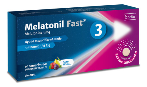 Melatonil Fast® 3mg X 10 Comprimidos