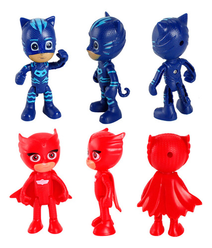 Juego De 6 Figuras De Acción Pj Masks Catboy Cloak, Juguete