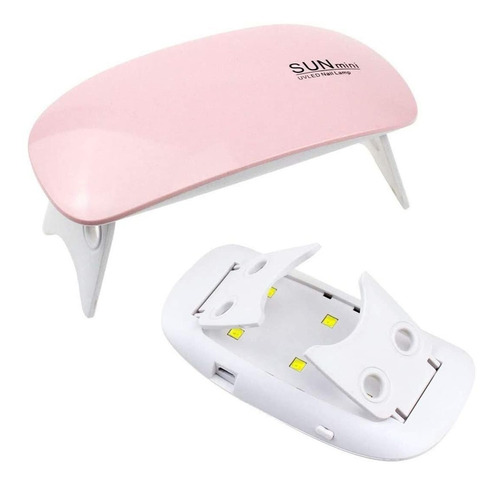 Secador De Uñas Lampara Uv Led Sun Mini 6leds 18 Watts