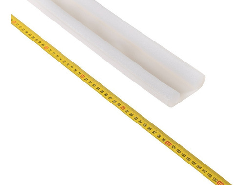 Imagen 9 de 10 de Zócalo Burlete Suprabond Doble Bajo Puerta 95cm - Blanco