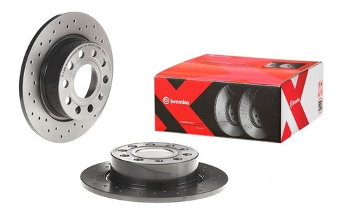 Par De Disco Trasero Brembo Hiperven Seat Leon Stylance 