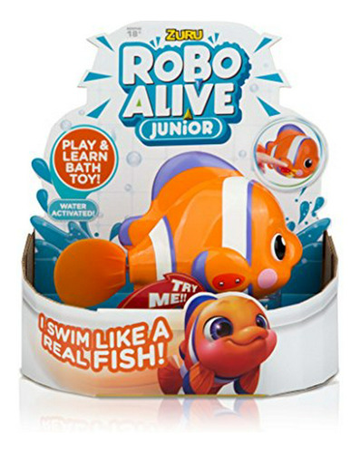 Mascota Electronica - Robo Alive Junior Juguete De Baño Con 