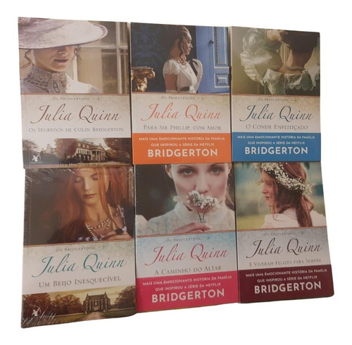 Kit Livros 4 Ao 9 Série Os Bridgertons Coleção Julia Quinn