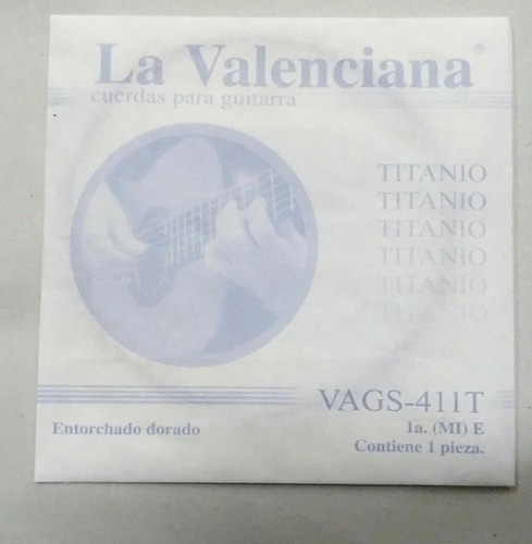 12 Cuerdas Primera(mi) Nylon La Valenciana Titanio 411t(12) 