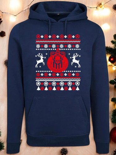 Hoodie Sudaderas Chivas Ugly Sueter Navideño Regalo Mx