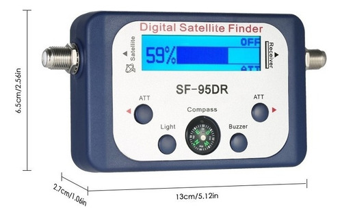 Buscador De Satélite Medidor De Señal Digital