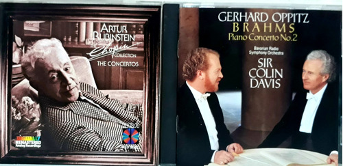 Brahms E Chopin:  Concertos Para Piano. Rubinstein, Davis.